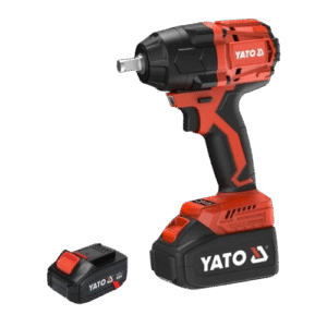 YATO YT-8277935 1/2" Cordless Impact Wrench 850Nm with 2 Batteries, 1/2 Inch