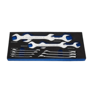 Blue Point, Ring Double Open Ended Wrench Set Metric, BPS1A