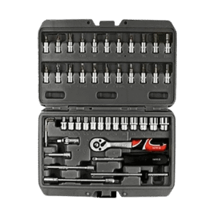 Yato - 1/4" Square Drive Socket Set 46 Pcs. Tool Set YT-14474
